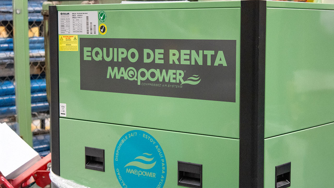 Renta de equipos de aire comprimido